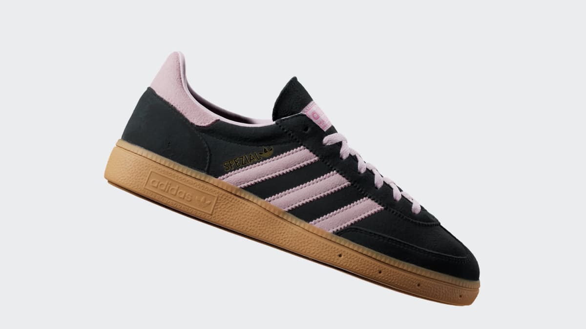 adidas Women's Handball Spezial Shoes - Core Black / Clear Pink / Gum