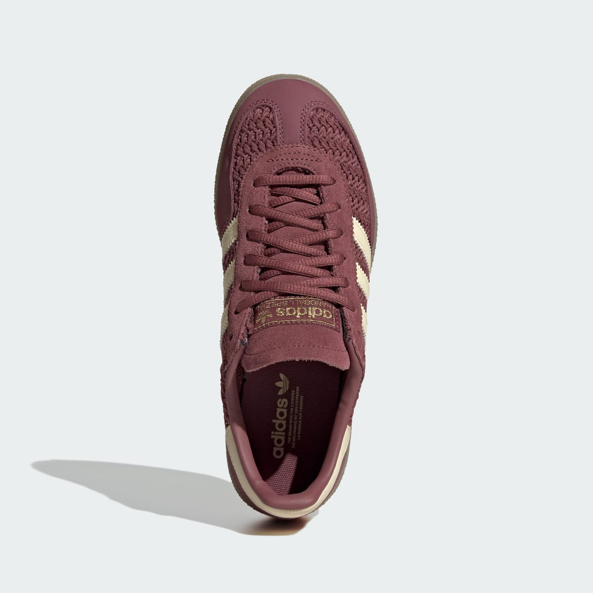 adidas Women's Handball Spezial Shoes - Burgundy / Warm Vanilla / Gum