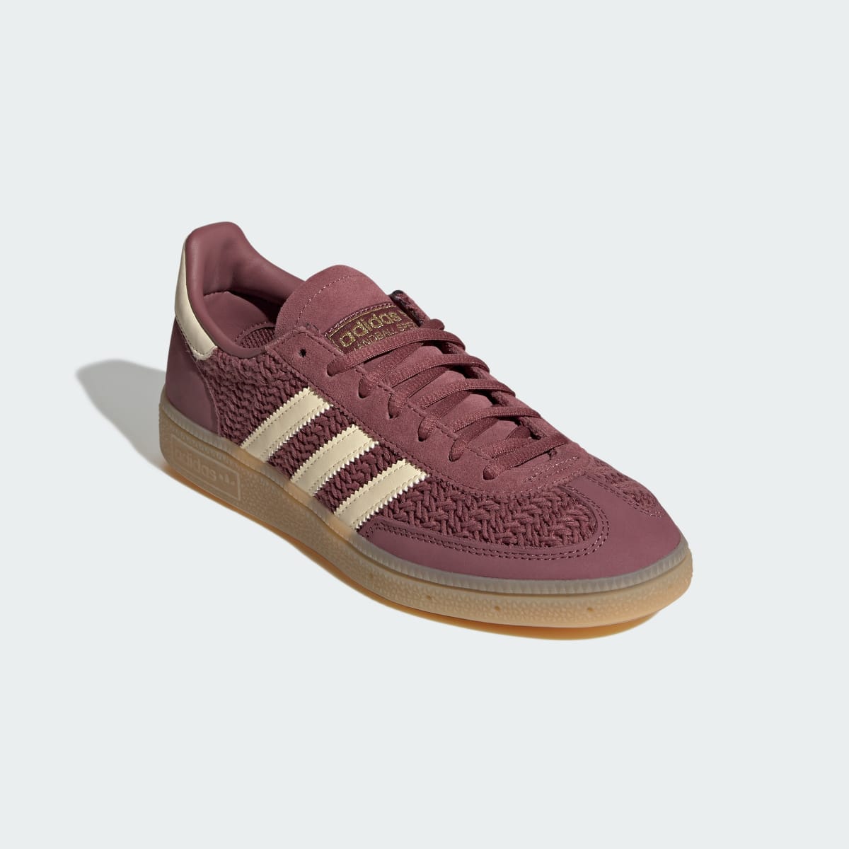 adidas Women's Handball Spezial Shoes - Burgundy / Warm Vanilla / Gum
