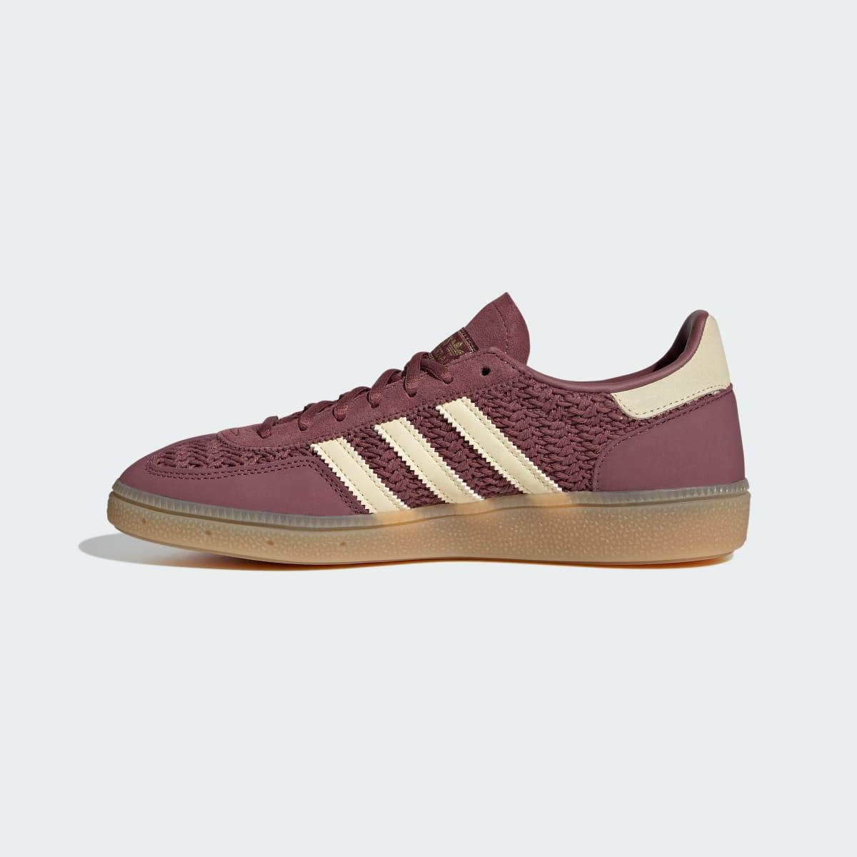 adidas Women's Handball Spezial Shoes - Burgundy / Warm Vanilla / Gum