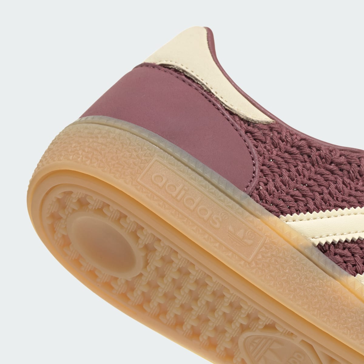 adidas Women's Handball Spezial Shoes - Burgundy / Warm Vanilla / Gum