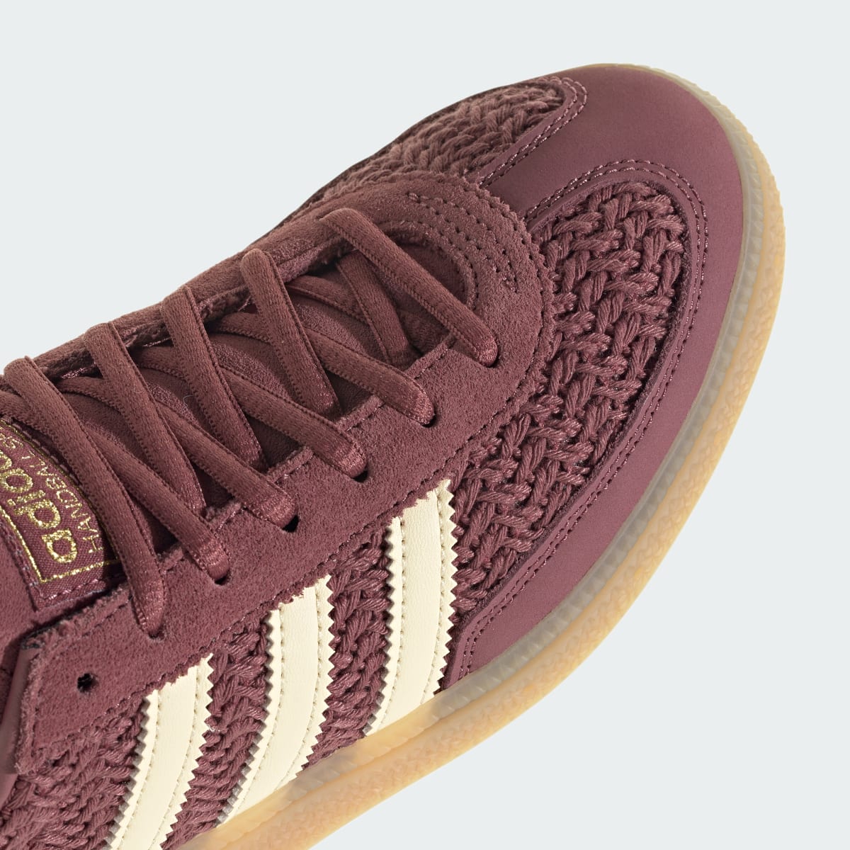 adidas Women's Handball Spezial Shoes - Burgundy / Warm Vanilla / Gum