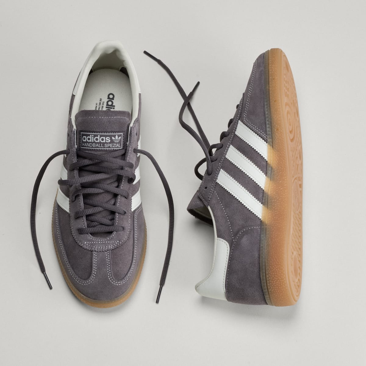 adidas Women's Handball Spezial Shoes - Grey Strata / Off White / Gum