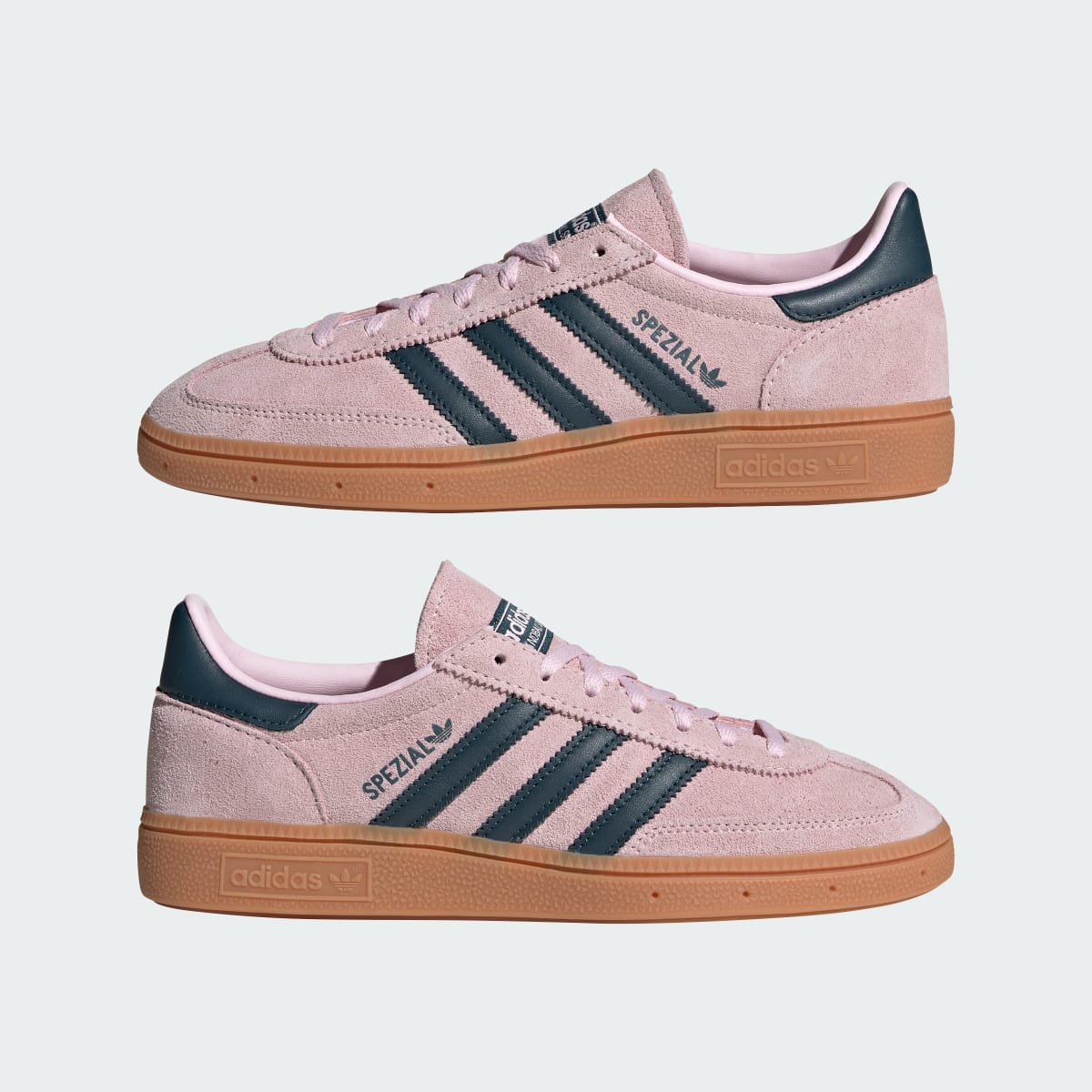 adidas Women's Handball Spezial Shoes - Clear Pink / Arctic Night / Gum