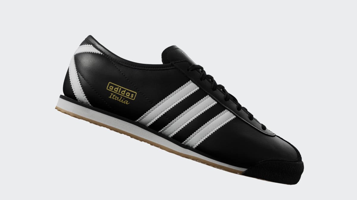 adidas Women's Italia 70s Shoes - Core Black / Cloud White / Gum