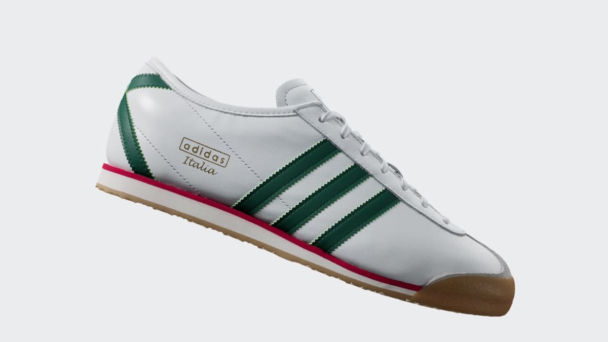 adidas Women's Italia 70s Shoes - Cloud White / Collegiate Green / Gum