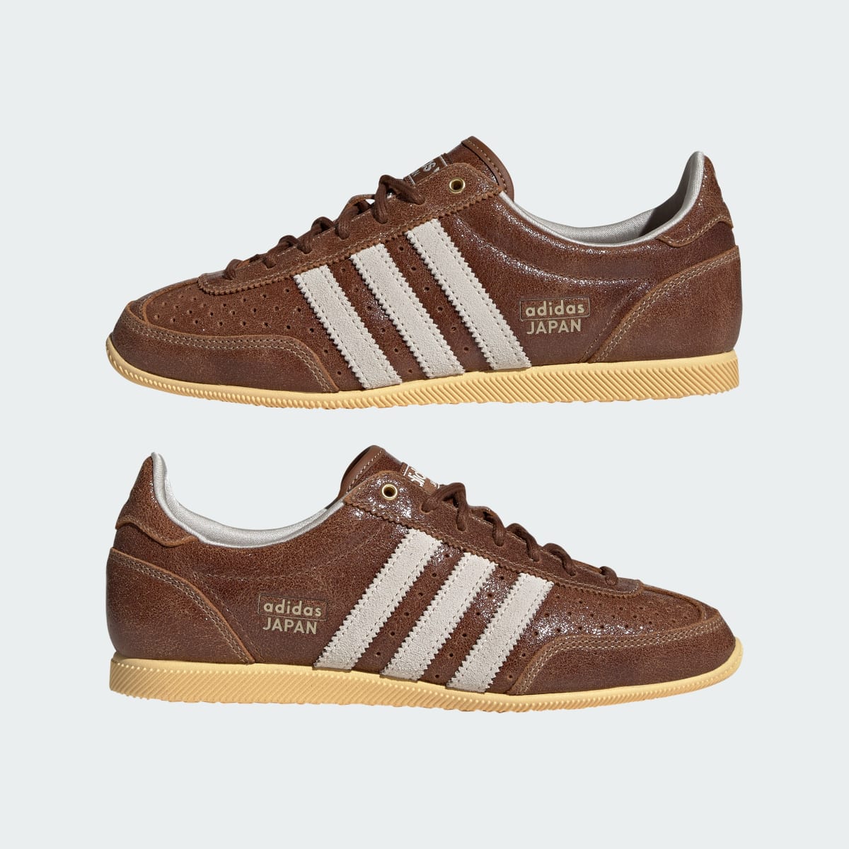 adidas Women's Japan Shoes - Preloved Brown / Alumina / Gold Rw