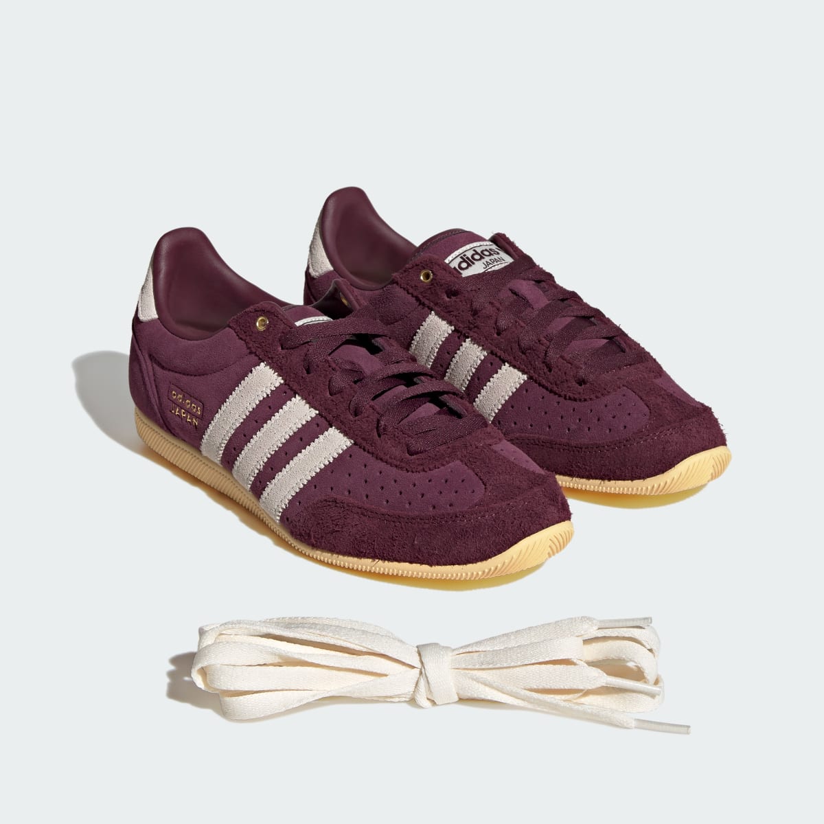 adidas Women's Japan Shoes - Maroon / Cream White / Gold Metallic