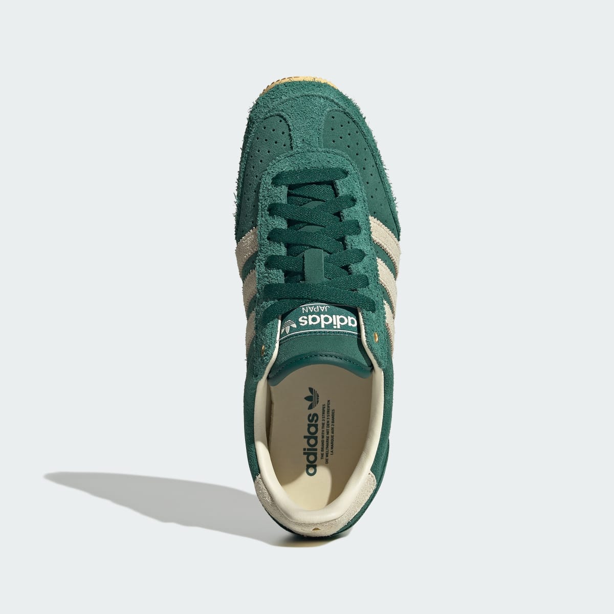 adidas Women's Japan Shoes - Collegiate Green / Warm Vanilla / Gold Metallic