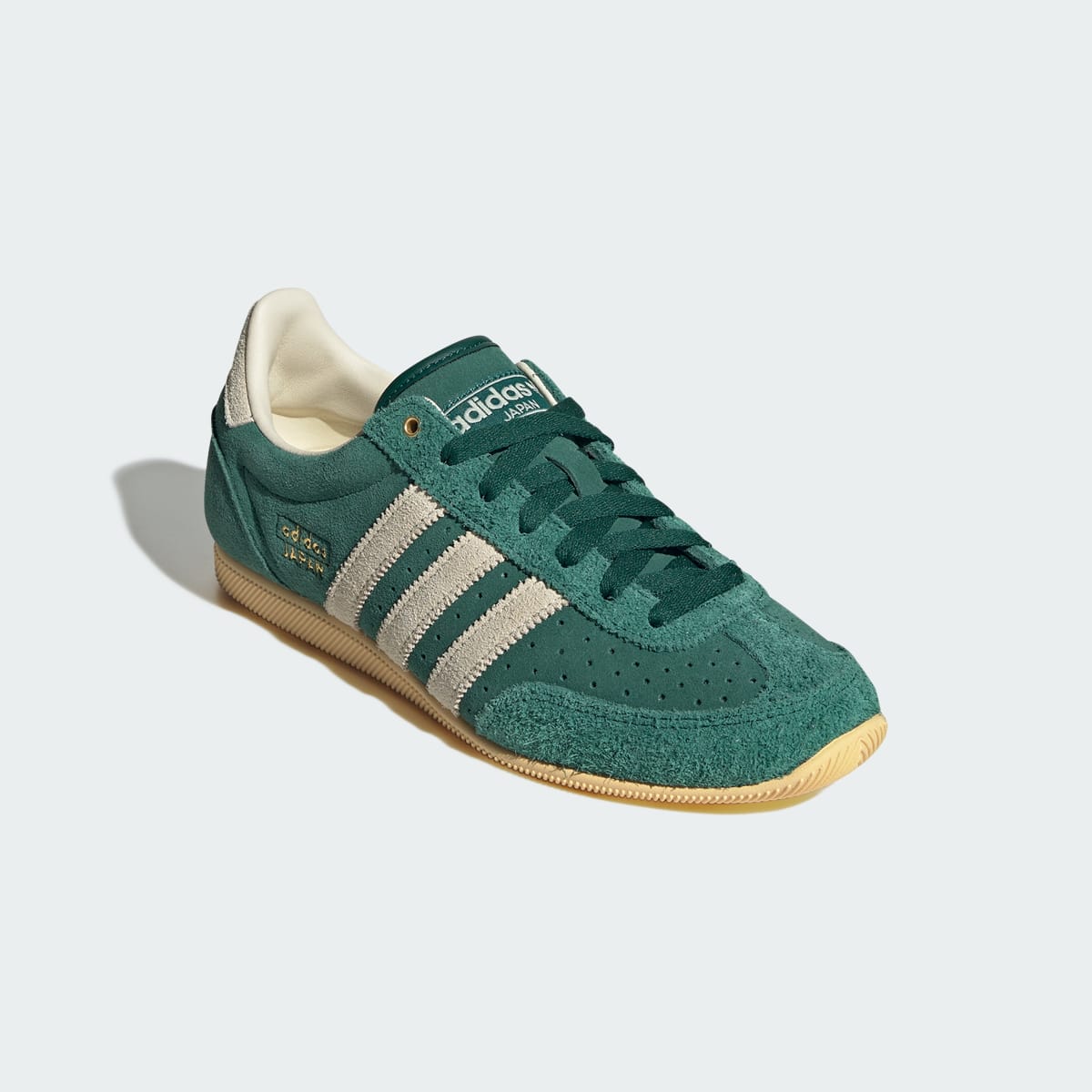 adidas Women's Japan Shoes - Collegiate Green / Warm Vanilla / Gold Metallic