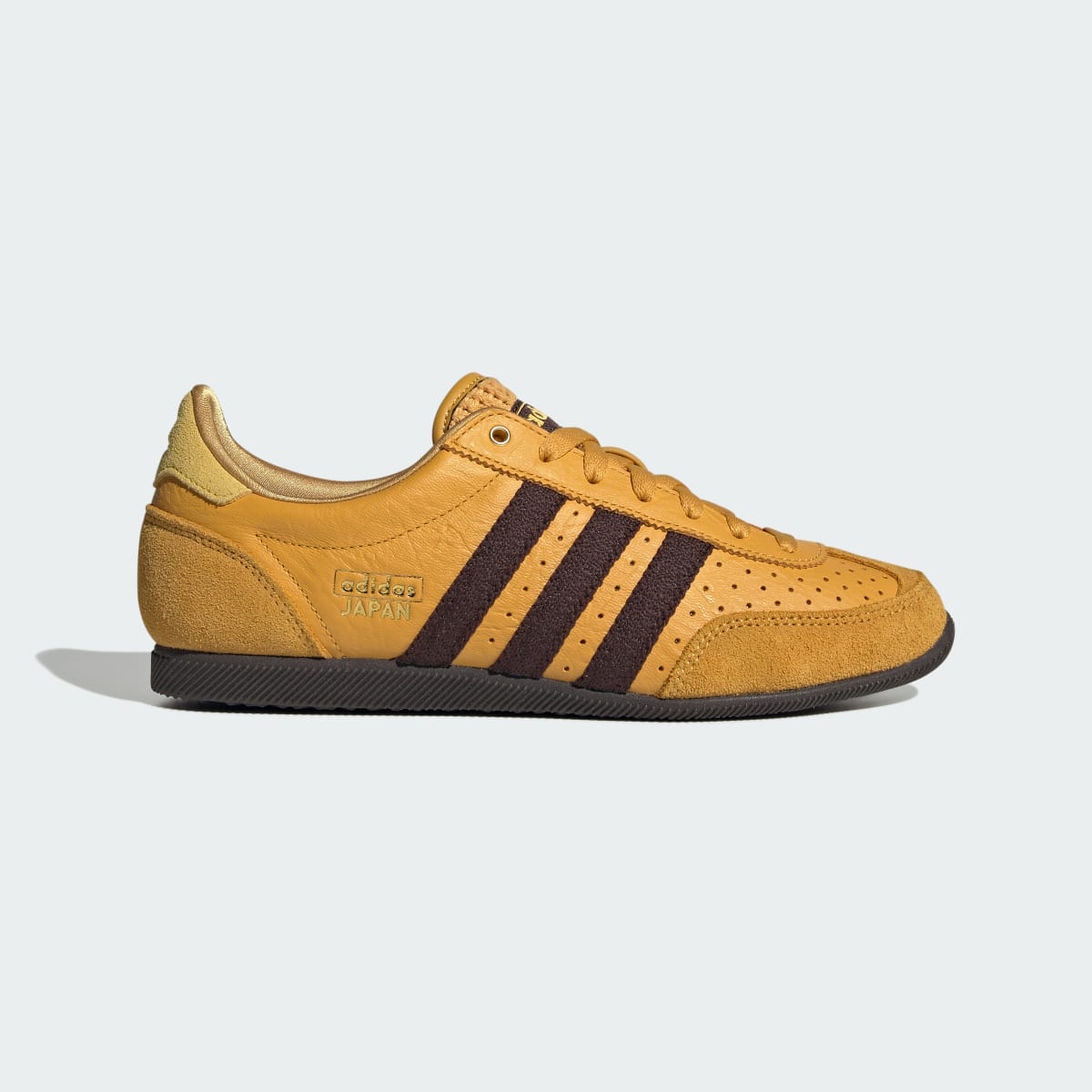 adidas Women's Japan Shoes - Preloved Yellow / Aurora Coffee / Gold Metallic