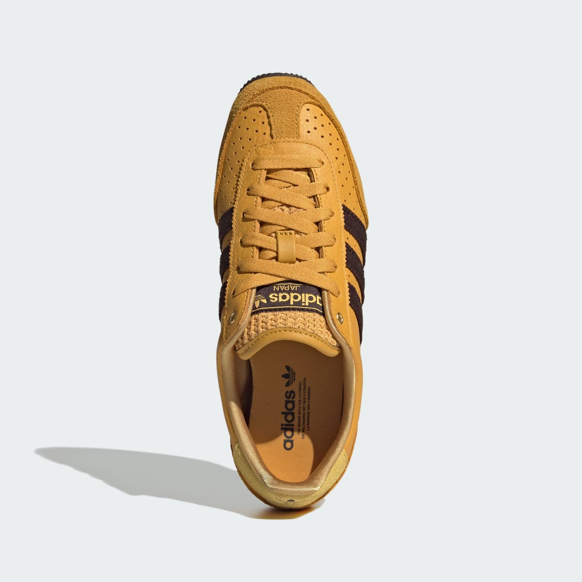 adidas Women's Japan Shoes - Preloved Yellow / Aurora Coffee / Gold Metallic