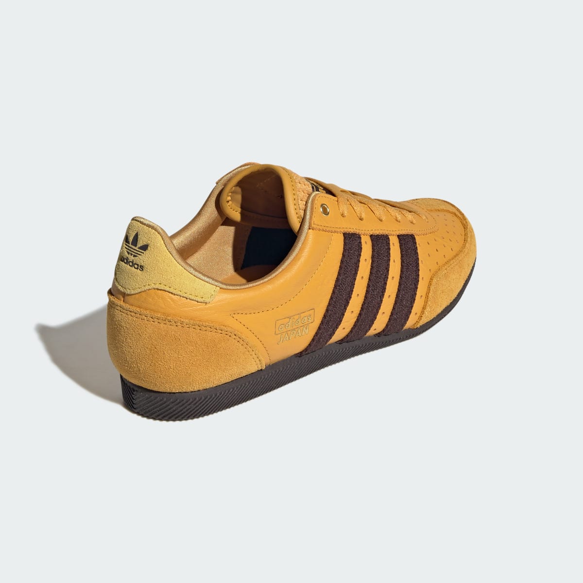 adidas Women's Japan Shoes - Preloved Yellow / Aurora Coffee / Gold Metallic