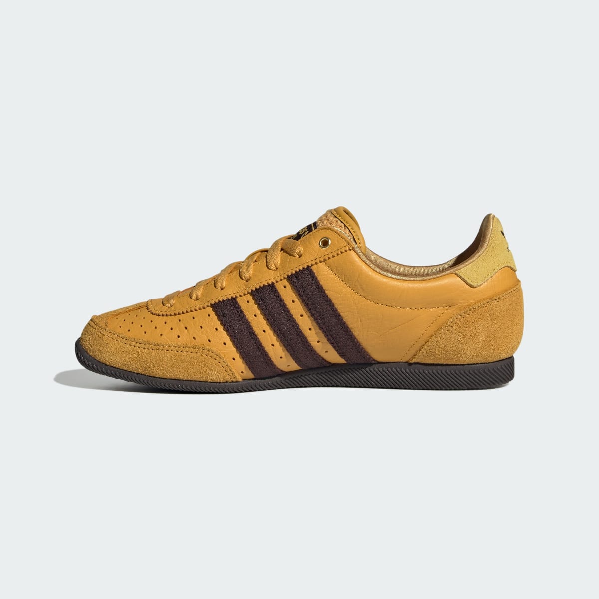 adidas Women's Japan Shoes - Preloved Yellow / Aurora Coffee / Gold Metallic