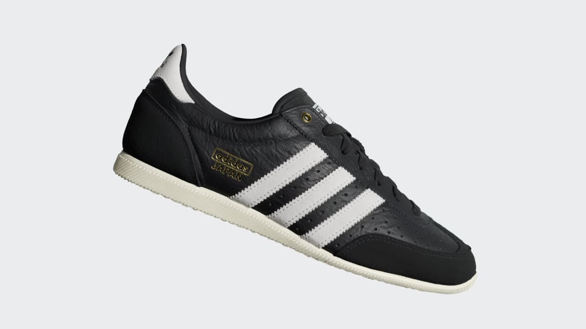 adidas Women's Japan Shoes - Core Black / Cloud White / Gold Metallic