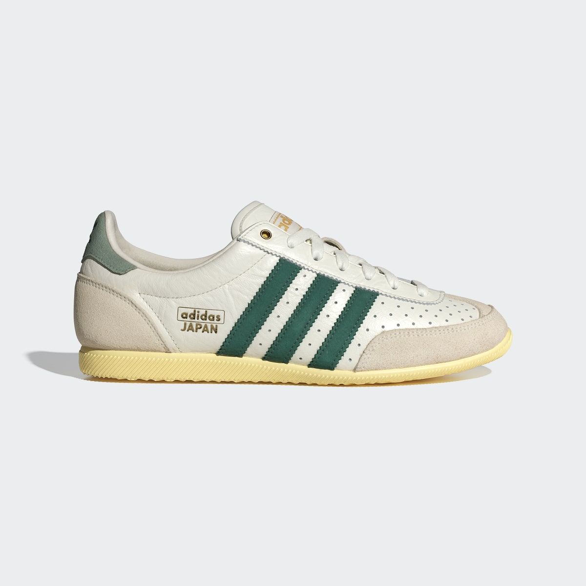 adidas Women's Japan Shoes - Off White / Collegiate Green / Orange Tint