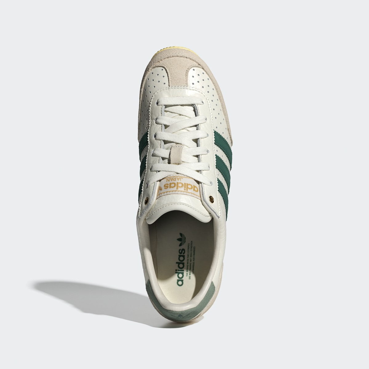 adidas Women's Japan Shoes - Off White / Collegiate Green / Orange Tint