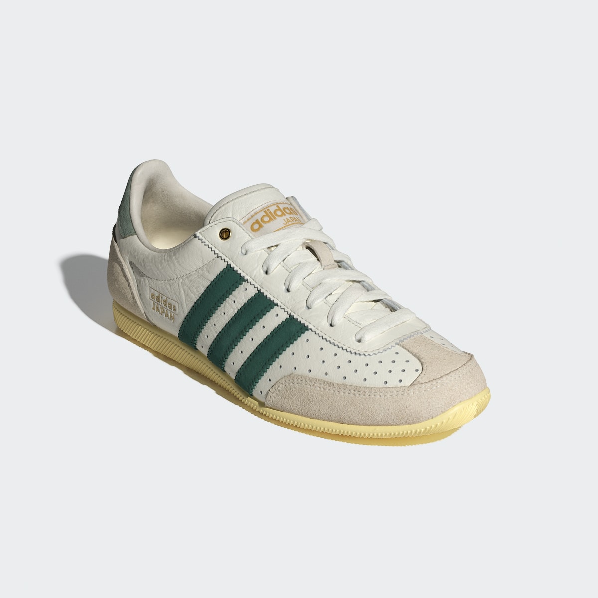 adidas Women's Japan Shoes - Off White / Collegiate Green / Orange Tint