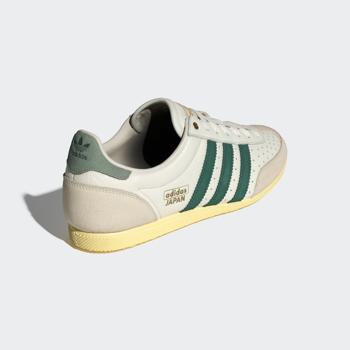 adidas Women's Japan Shoes - Off White / Collegiate Green / Orange Tint