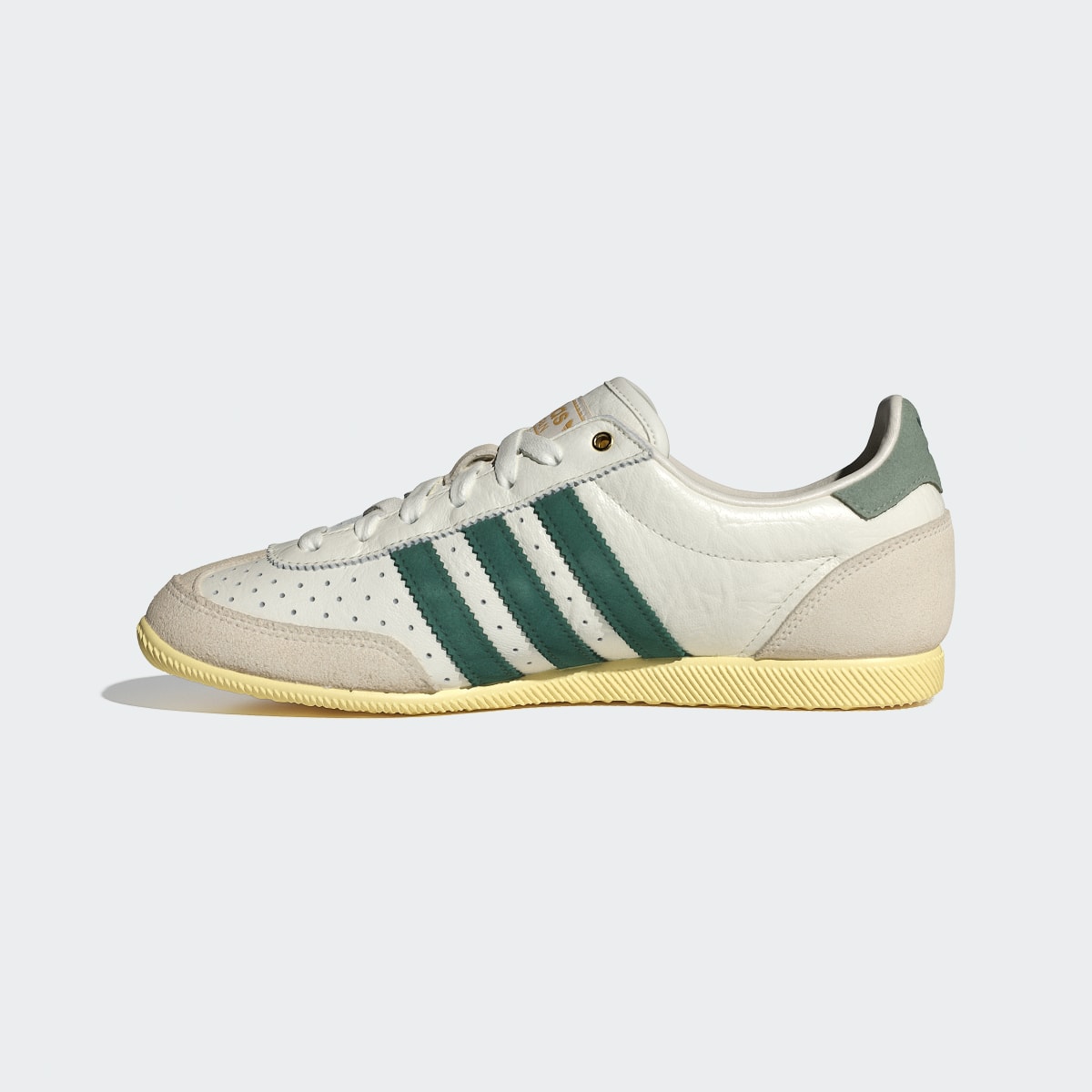 adidas Women's Japan Shoes - Off White / Collegiate Green / Orange Tint