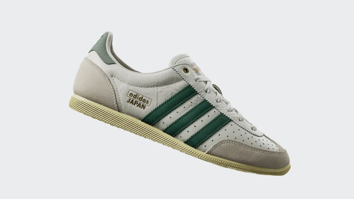 adidas Women's Japan Shoes - Off White / Collegiate Green / Orange Tint