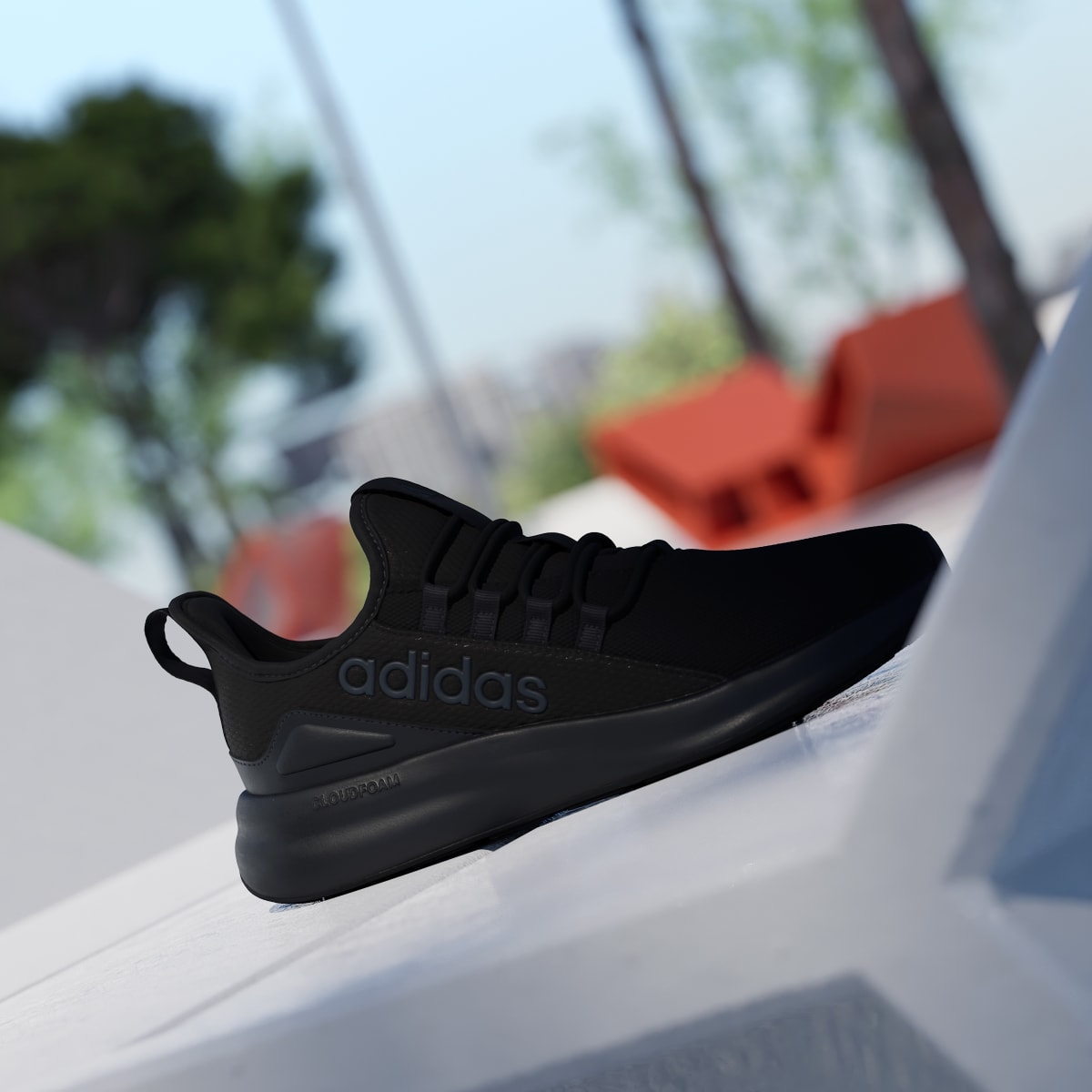adidas Men's Lite Racer Adapt 8.0 Wide Shoes - Core Black / Core Black / Carbon