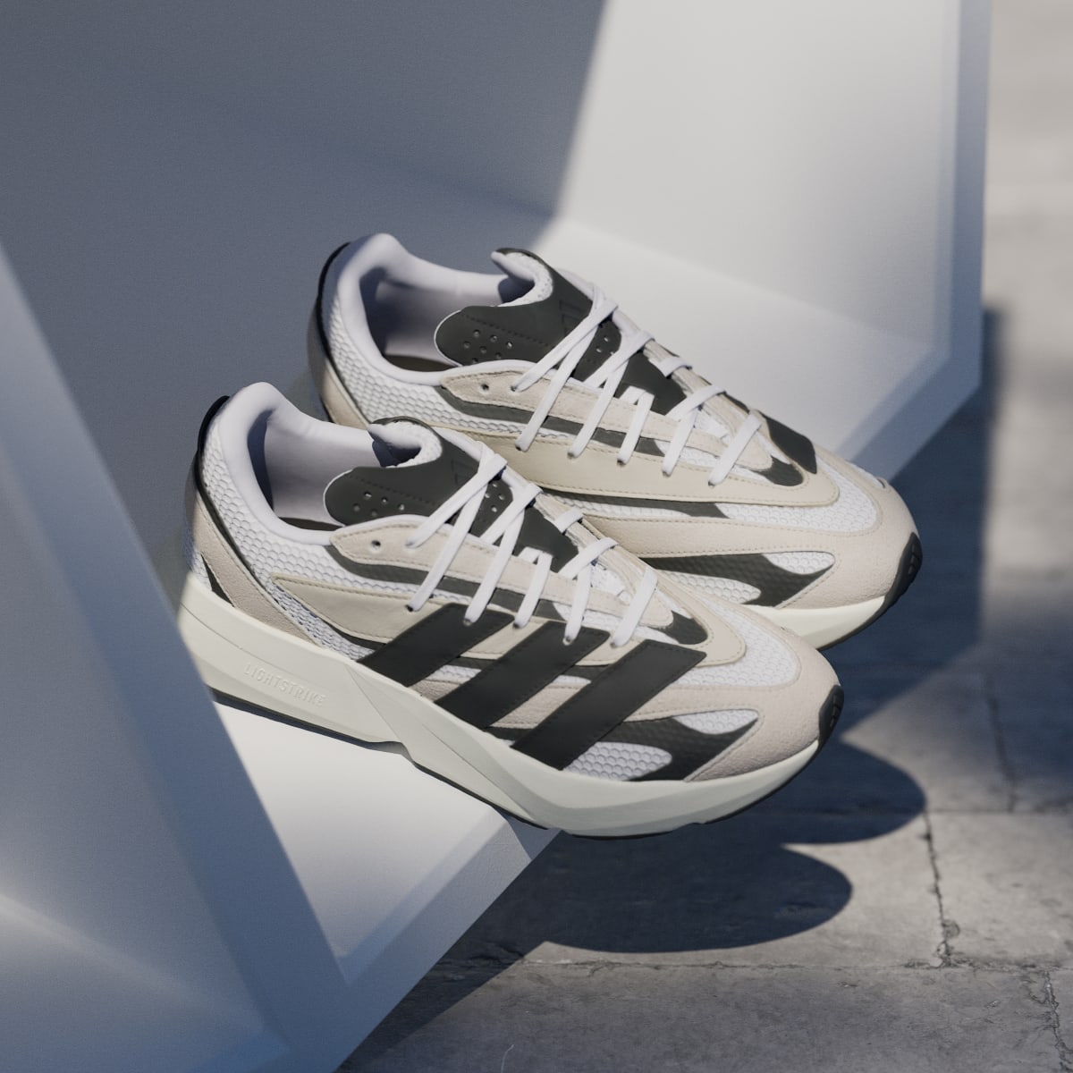 adidas Men's Lightblaze Shoes - Alumina / Core Black / Cloud White