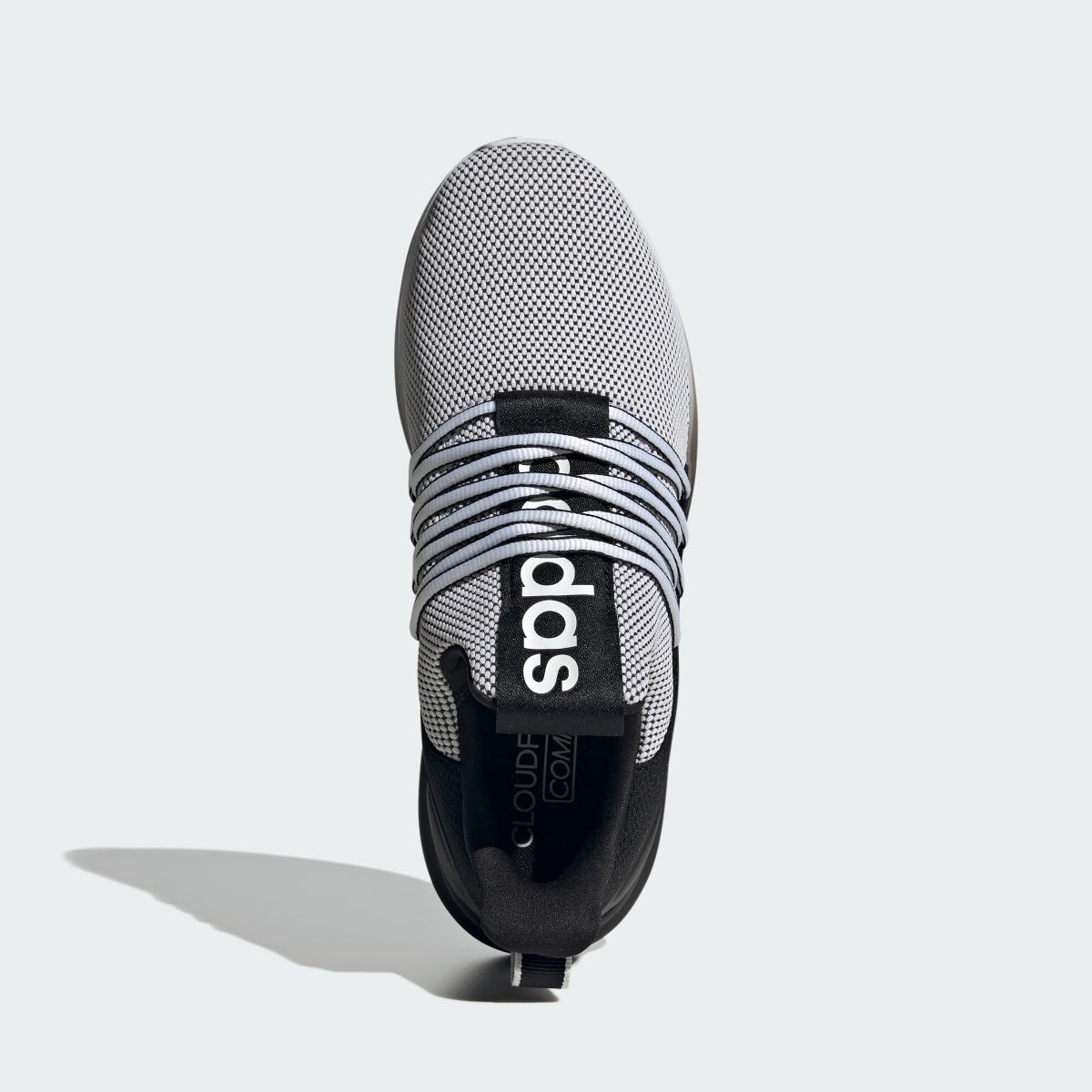 adidas Men's Lite Racer Adapt 7.0 Wide Shoes - Cloud White / Core Black / Cloud White