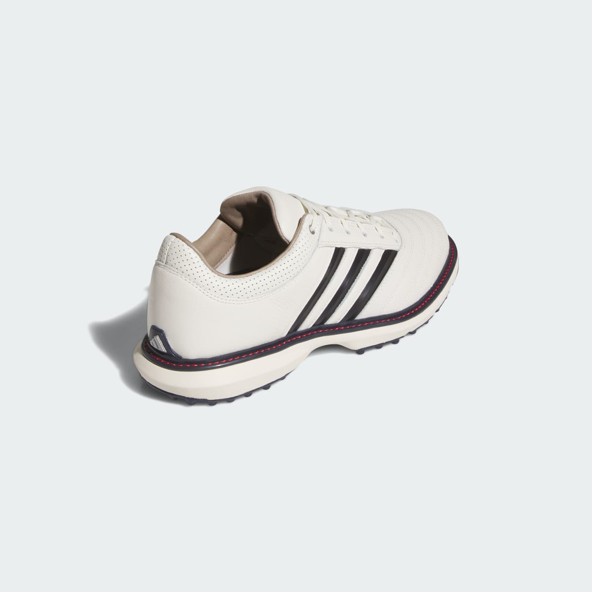 adidas Men's MC70 FB Spikeless Golf Shoes - Off White / Collegiate Navy / Better Scarlet