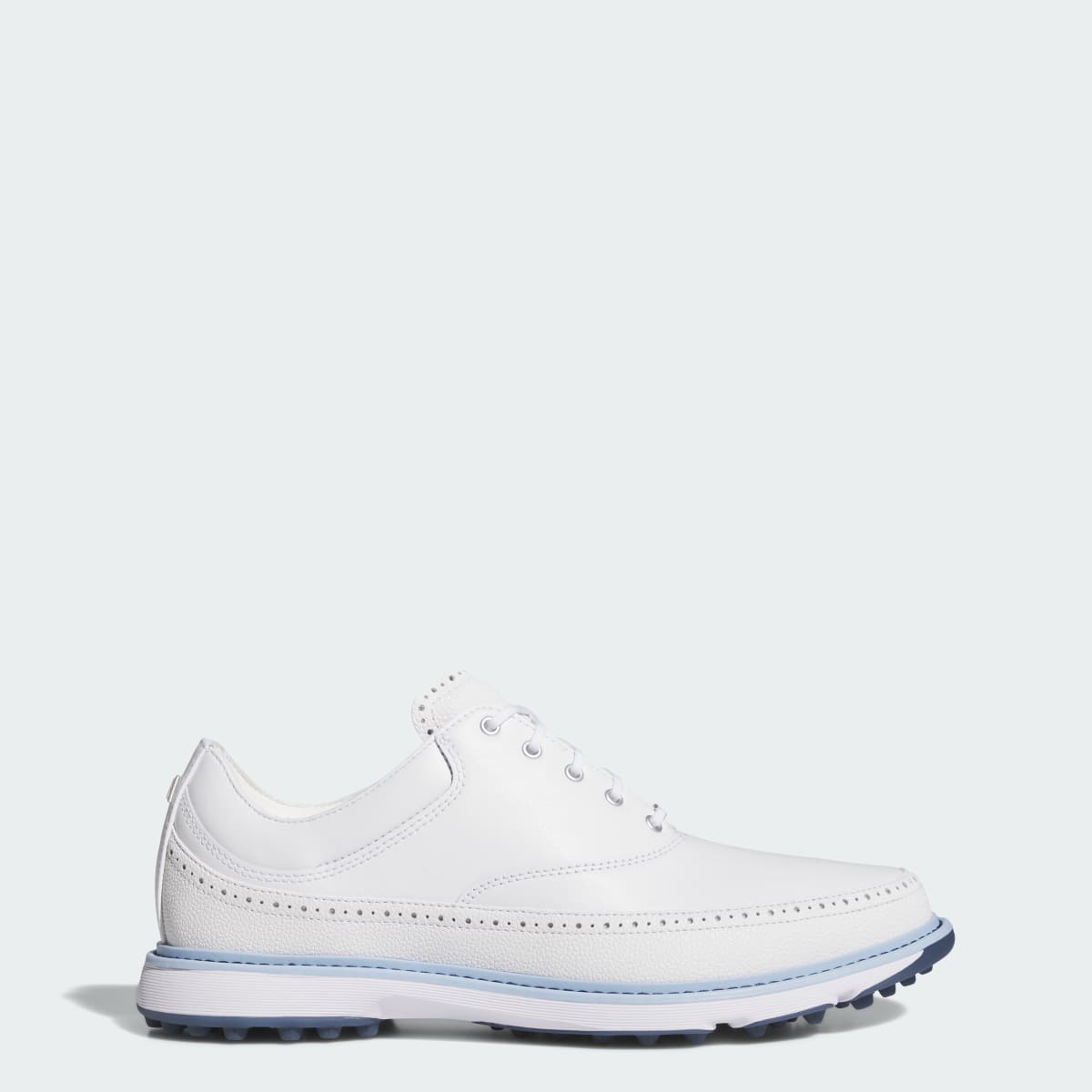 adidas Men's MC80 Spikeless Golf Shoes - Cloud White / Crystal Sky / Collegiate Navy