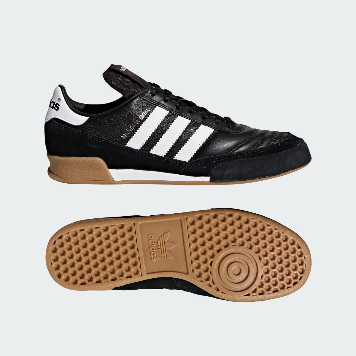 adidas Men's Mundial Goal Soccer Shoes - Core Black / Core White / Core White