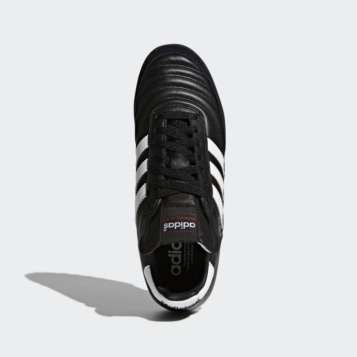 adidas Men's Mundial Team Soccer Shoes - Black / Cloud White / Red