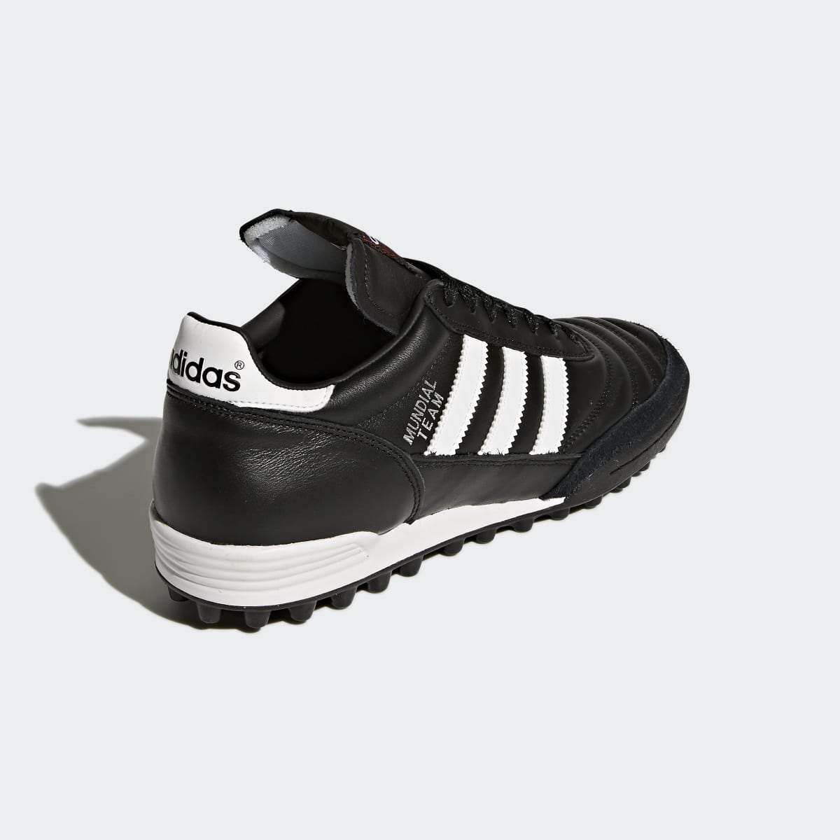 adidas Men's Mundial Team Soccer Shoes - Black / Cloud White / Red