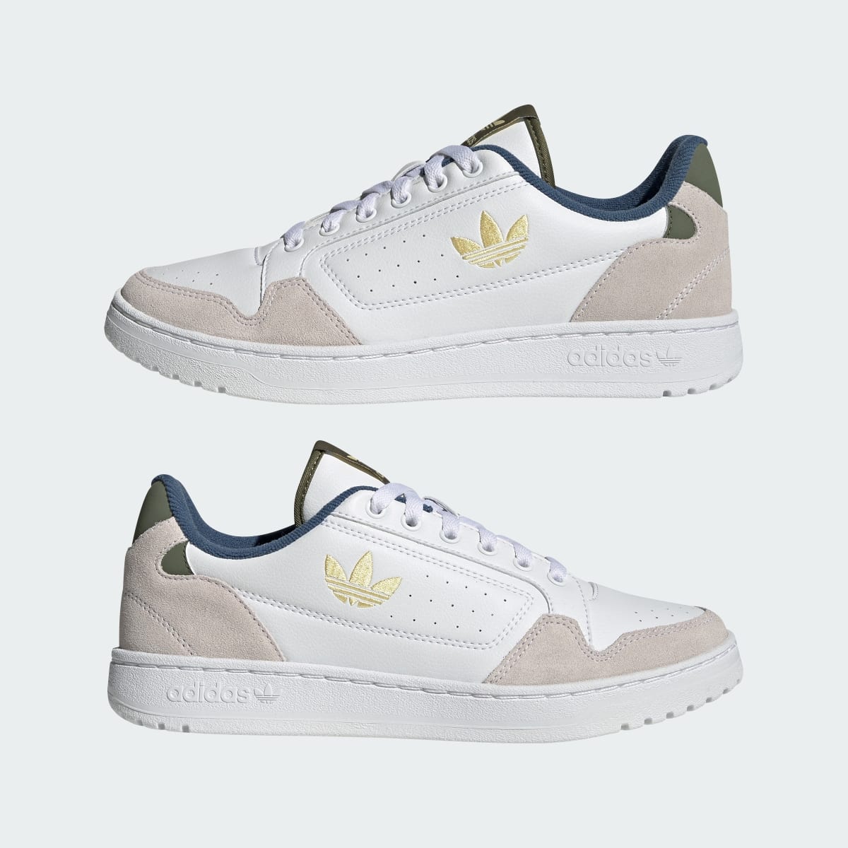 adidas Women's NY 90 W - Cloud White / Almost Yellow / Focus Olive