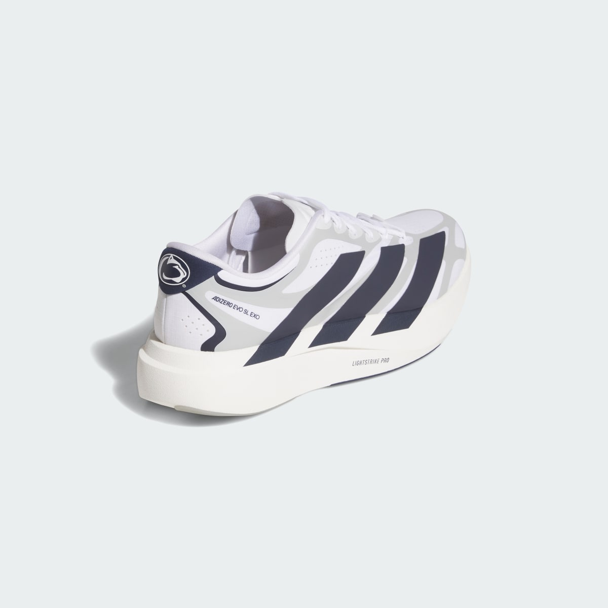 adidas Men's Penn State Nittany Lions Adizero EVO SL EXO Shoes - Cloud White / Team Navy / Stone