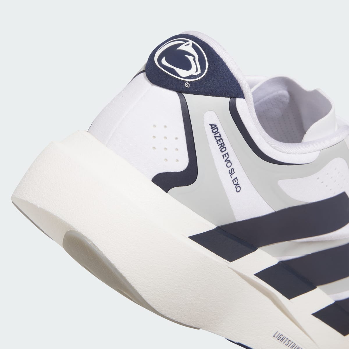 adidas Men's Penn State Nittany Lions Adizero EVO SL EXO Shoes - Cloud White / Team Navy / Stone