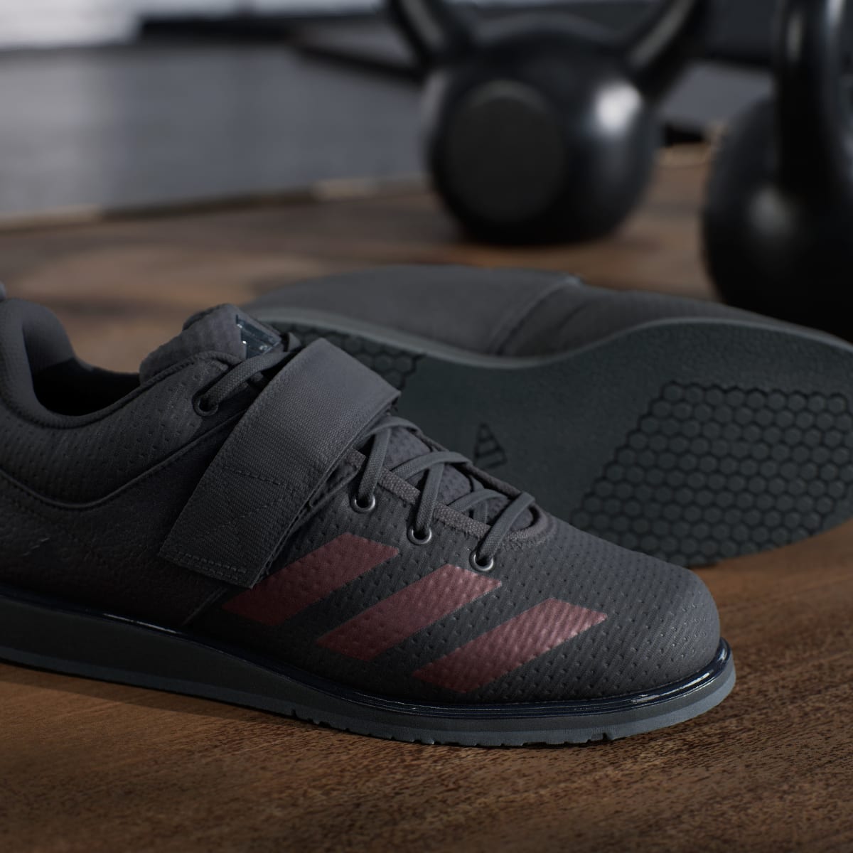 adidas Men's Powerlift 5 Weightlifting Shoes - Core Black / Core Black / Carbon