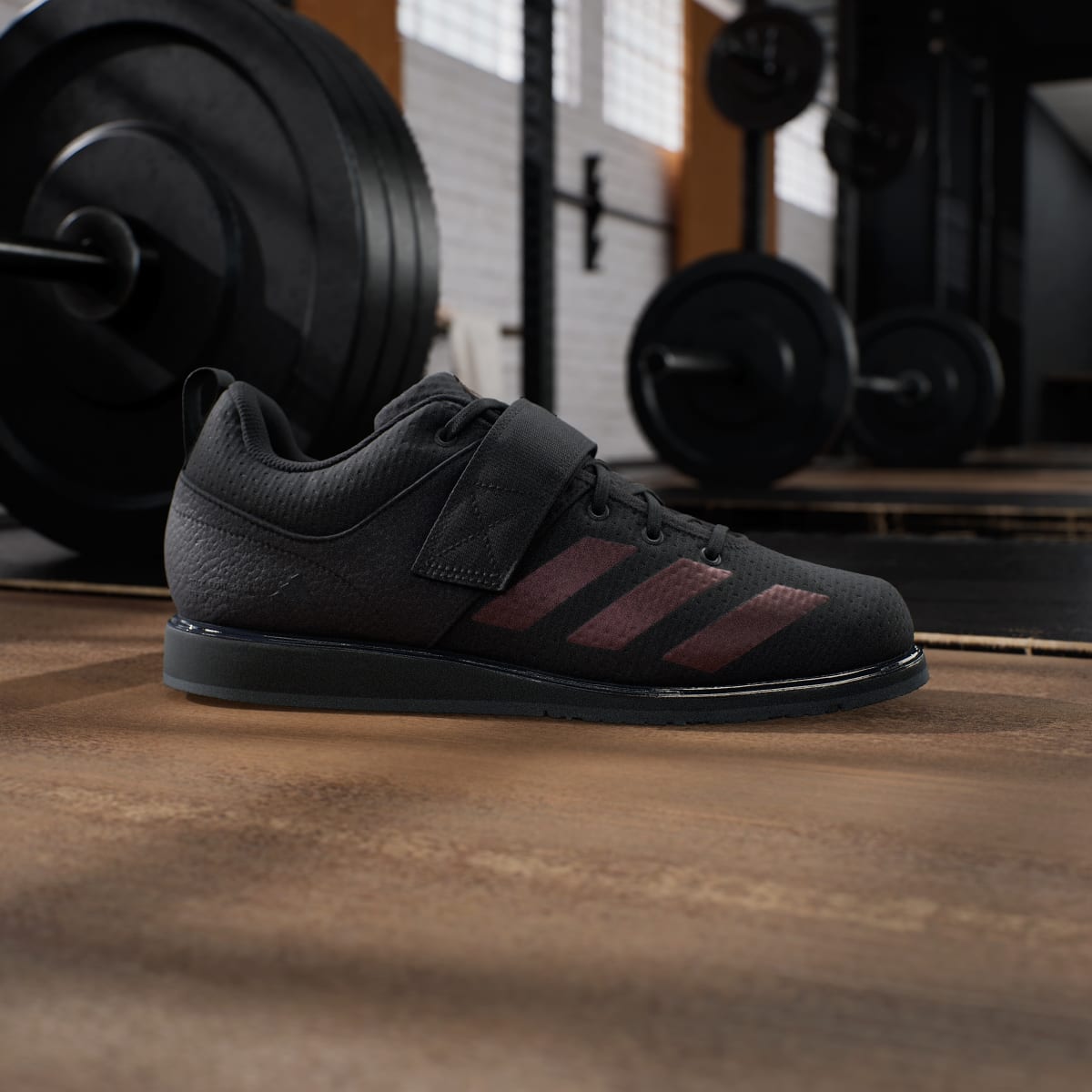 adidas Men's Powerlift 5 Weightlifting Shoes - Core Black / Core Black / Carbon