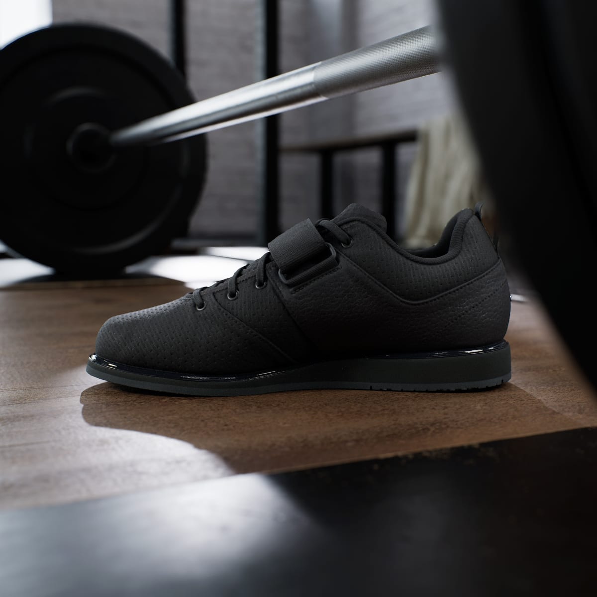 adidas Men's Powerlift 5 Weightlifting Shoes - Core Black / Core Black / Carbon