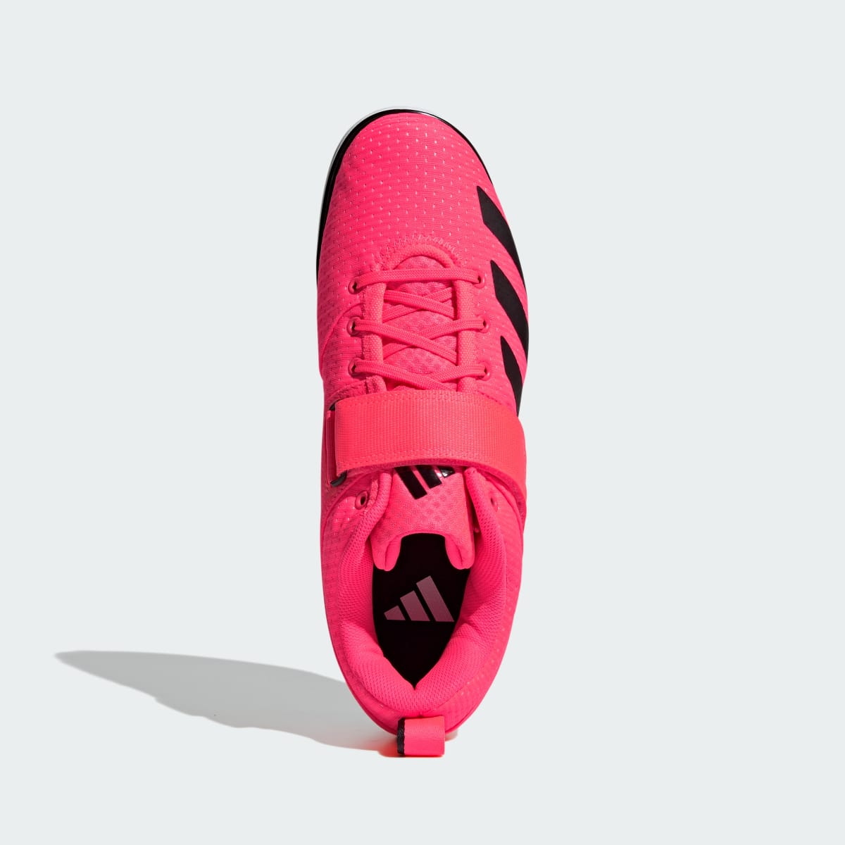adidas Men's Powerlift 5 Weightlifting Shoes - Solar Turbo / Core Black / Pure Ruby