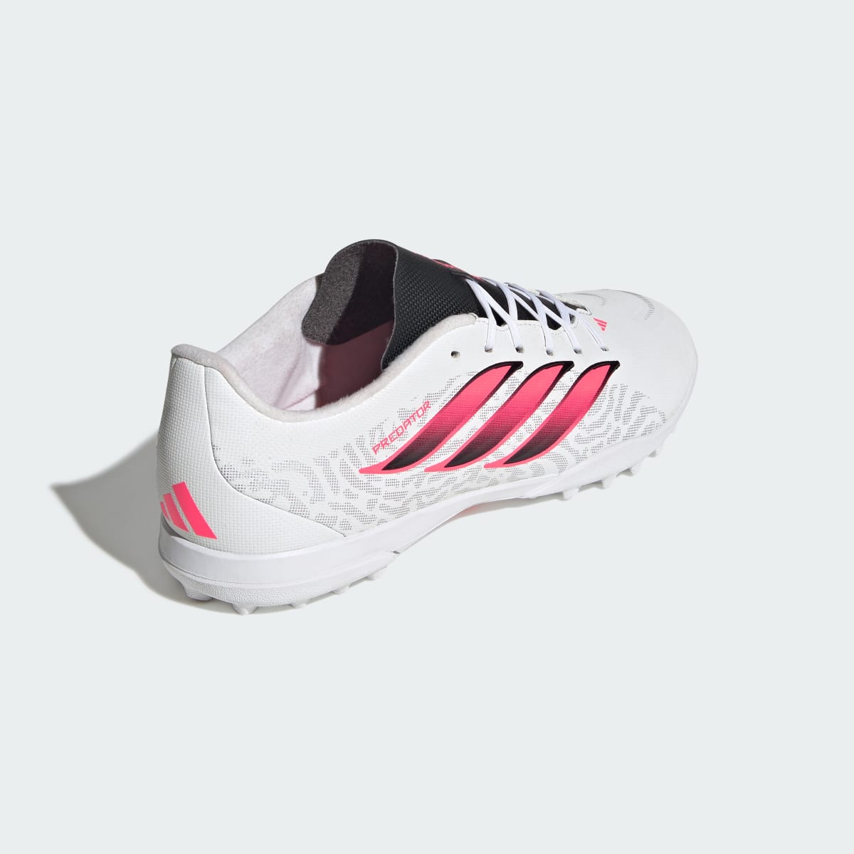 adidas Women's Predator Club Turf Soccer Cleats - Cloud White / Solar Turbo / Core Black