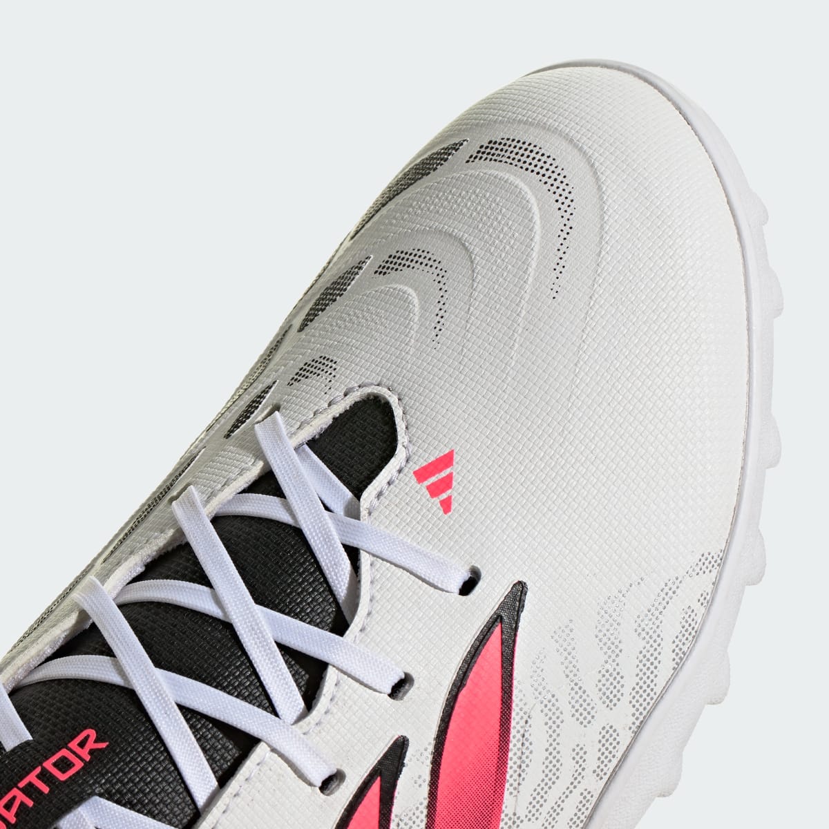 adidas Women's Predator Club Turf Soccer Cleats - Cloud White / Solar Turbo / Core Black