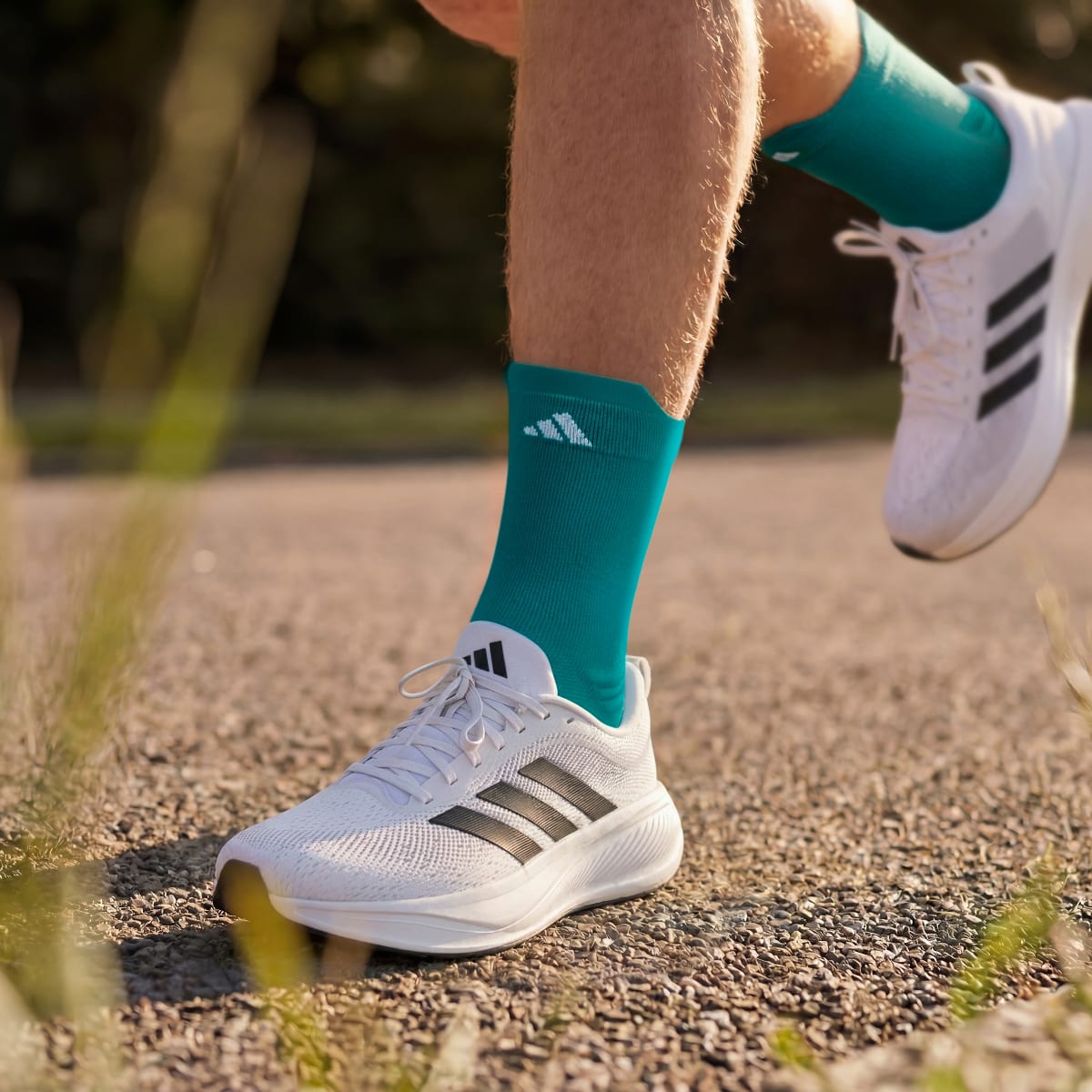 adidas Men's Response Pace Running Shoes - Cloud White / Core Black / Grey Three