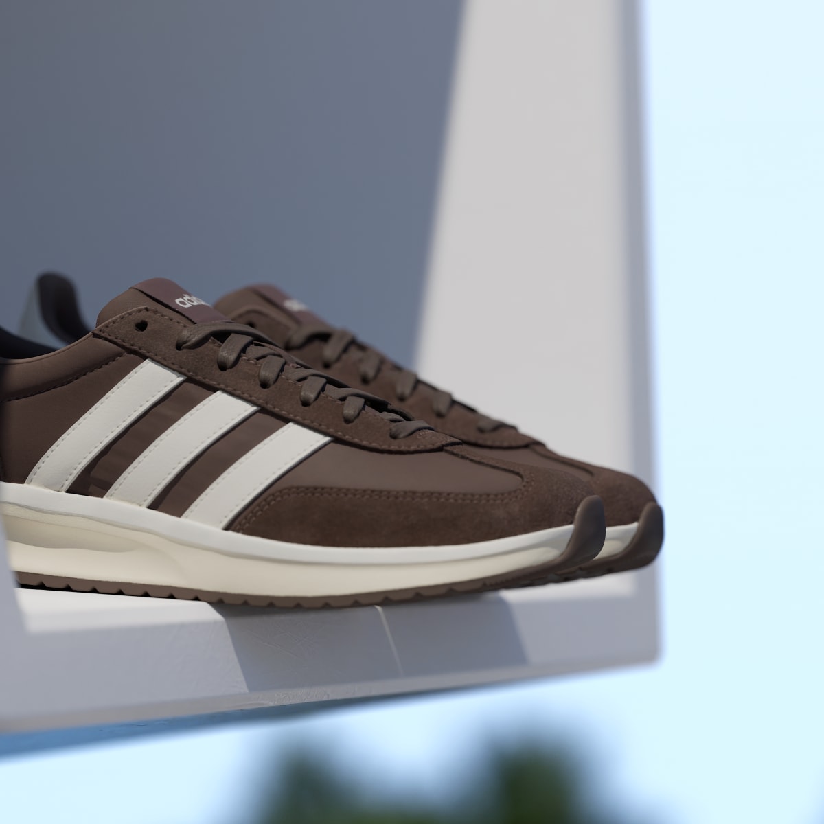 adidas Men's RUN 70s 2.0 Shoes - Earth Strata / Off White / Warm Vanilla