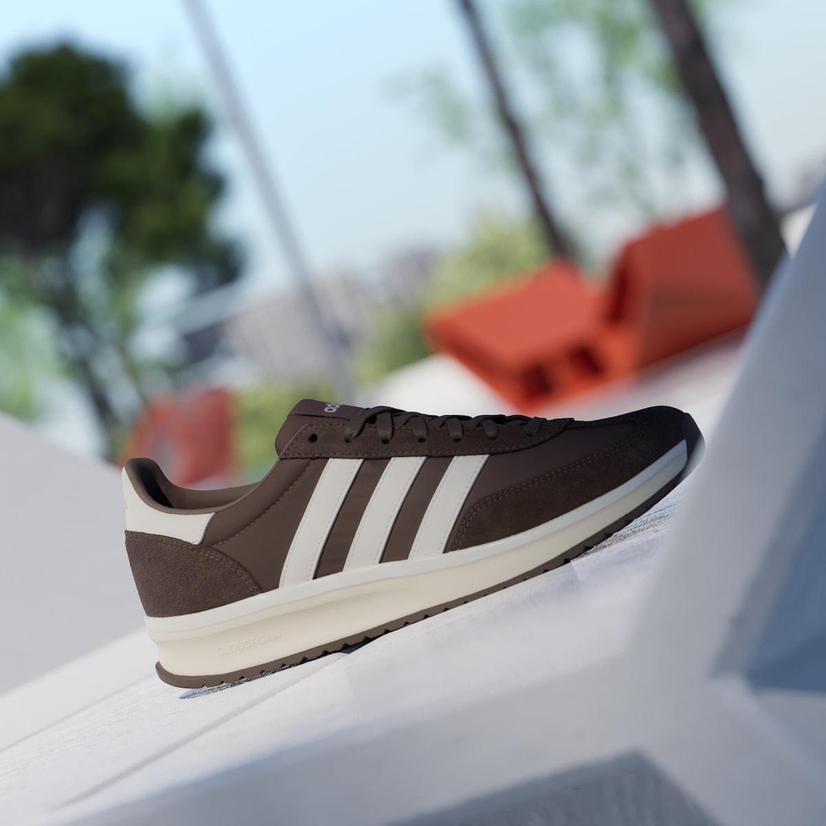 adidas Men's RUN 70s 2.0 Shoes - Earth Strata / Off White / Warm Vanilla