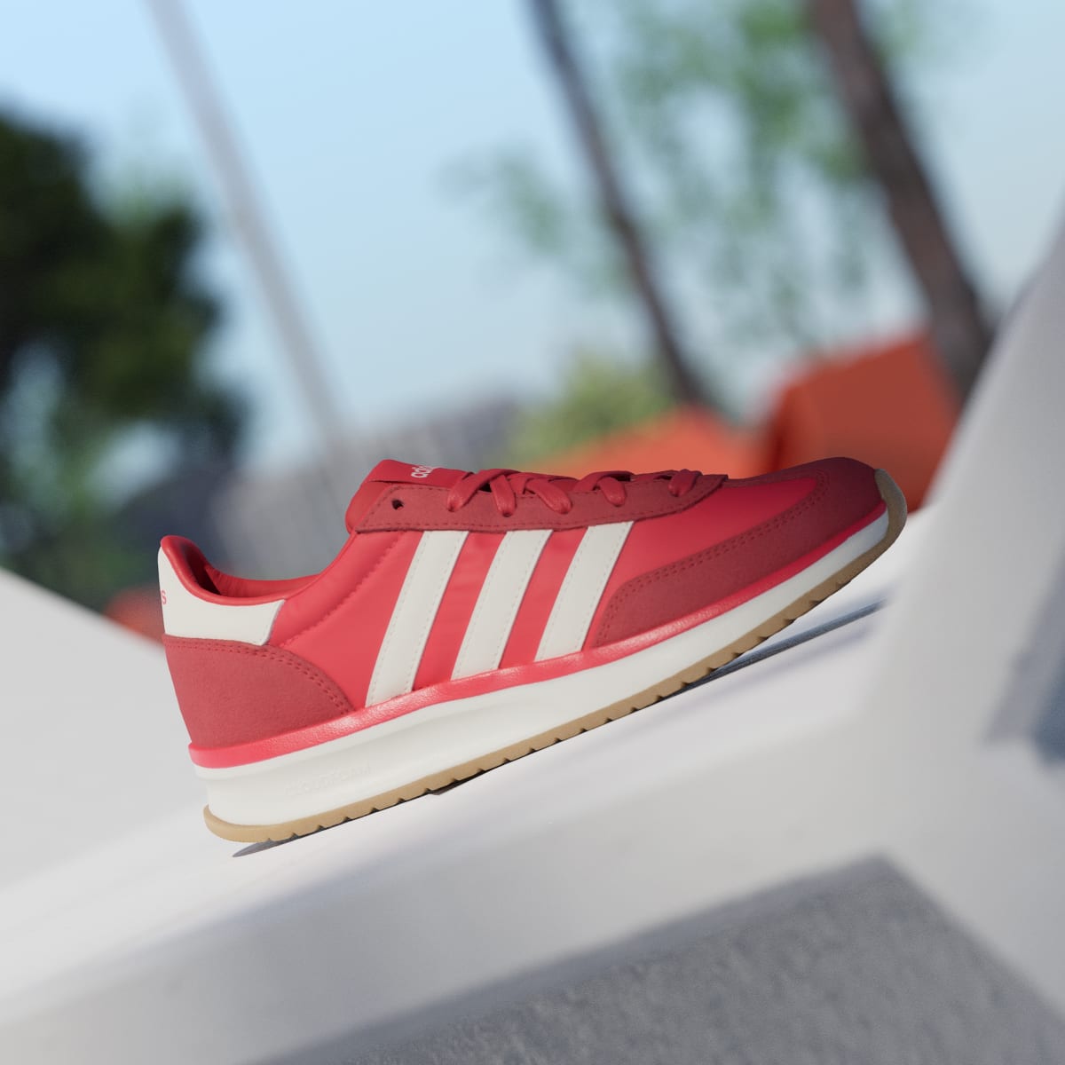 adidas Women's RUN 70s 2.0 Shoes - Pure Ruby / Off White / Better Scarlet