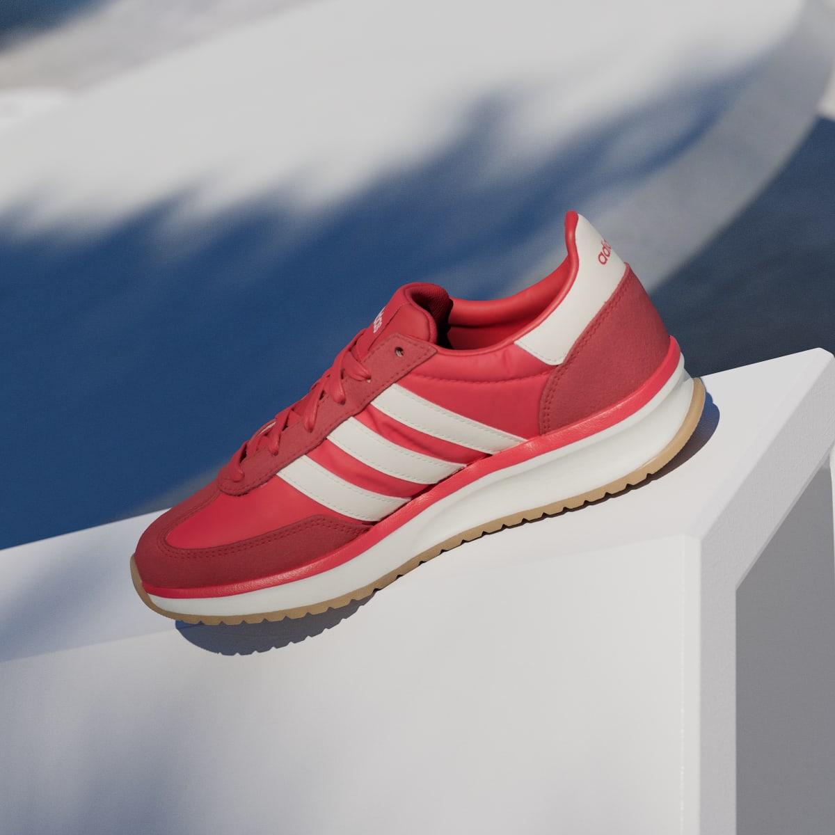 adidas Women's RUN 70s 2.0 Shoes - Pure Ruby / Off White / Better Scarlet
