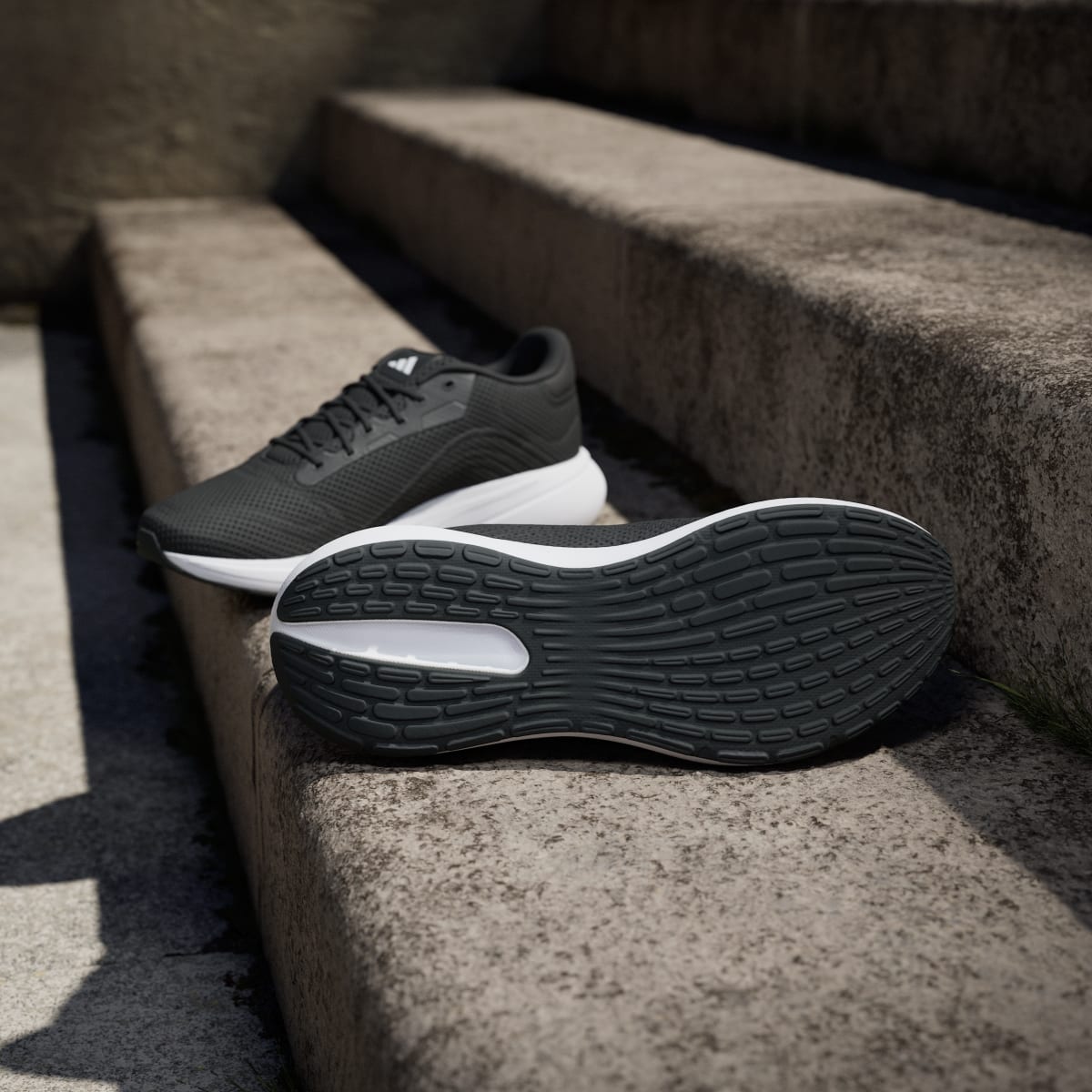 adidas Women's Response Runner Shoes - Core Black / Cloud White / Cloud White