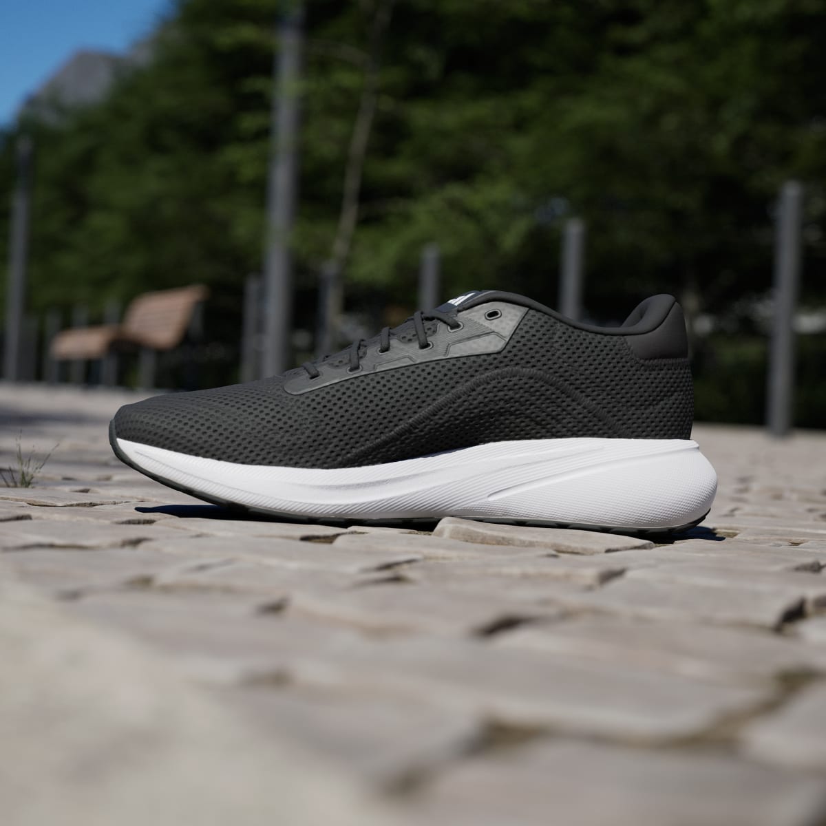 adidas Women's Response Runner Shoes - Core Black / Cloud White / Cloud White