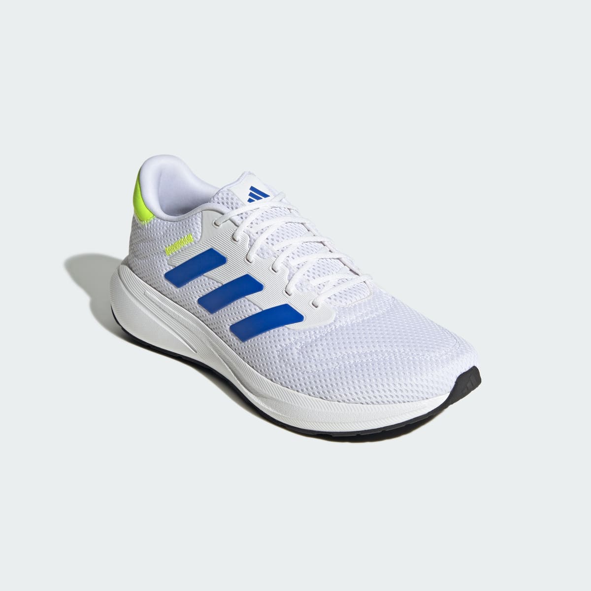 adidas Women's Response Runner Shoes - Cloud White / Lucid Blue / Lucid Lemon